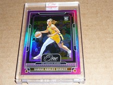 2025 Panini ONE AND ONE WNBA SARAH ASHLEE BARKER PURPLE SPARKS 17/25 K1329
