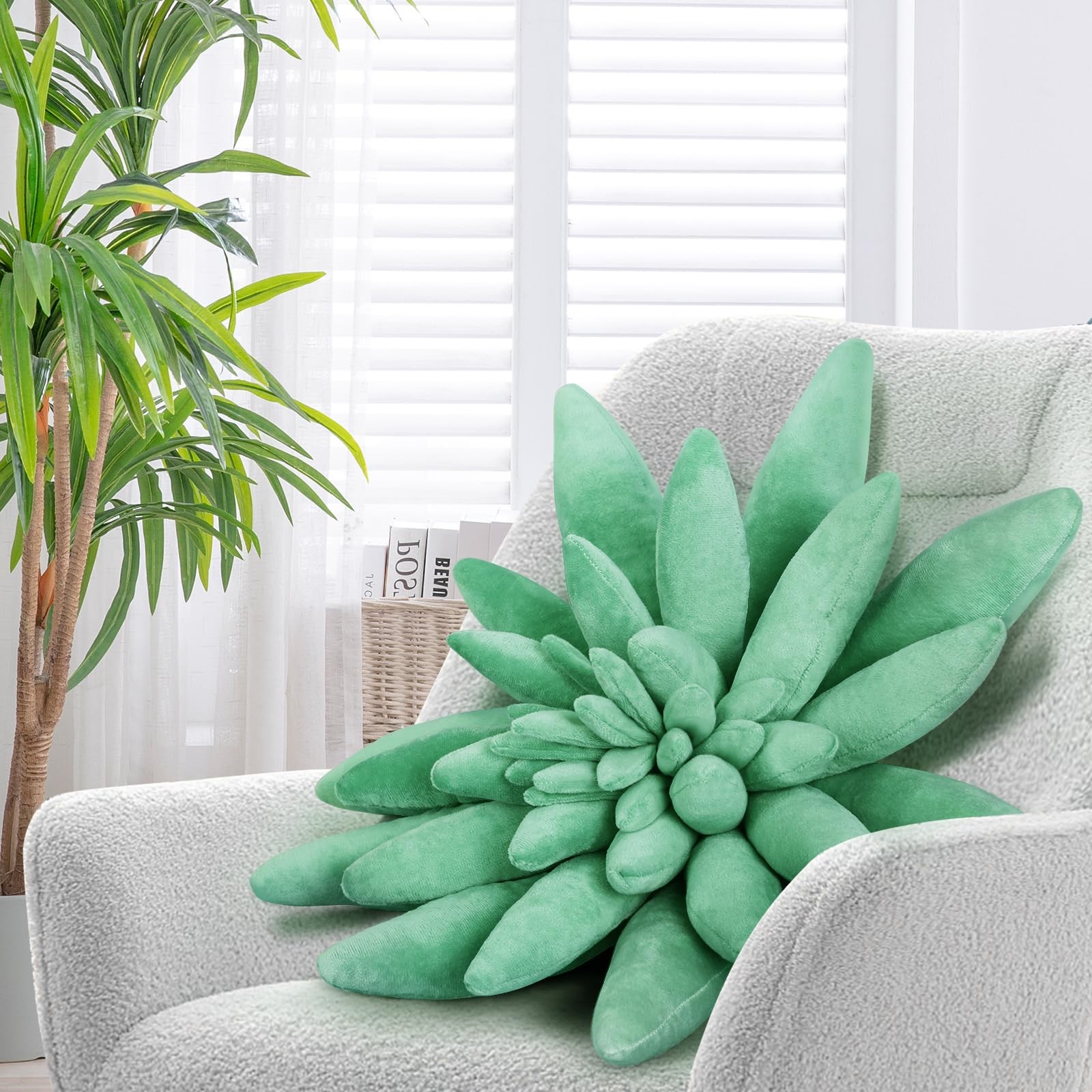 Throw Pillows, Pillow - Hand-Stitched Plush Decorative Throw Pillow, 3D Plush...