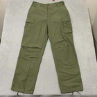 Vtg US Military Pant Mens Med Long Green OG 107 Ripstop Trouser Vietnam Era 1967