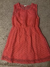 ACE Fashion Dress Medium Coral Lace
