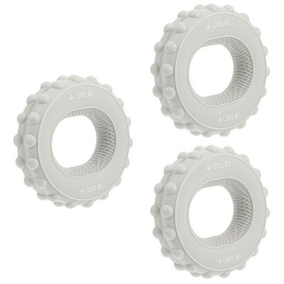  3pcs Silikon Handgriff Stärkung tragbarer Handmassaging Ring Flexibler
