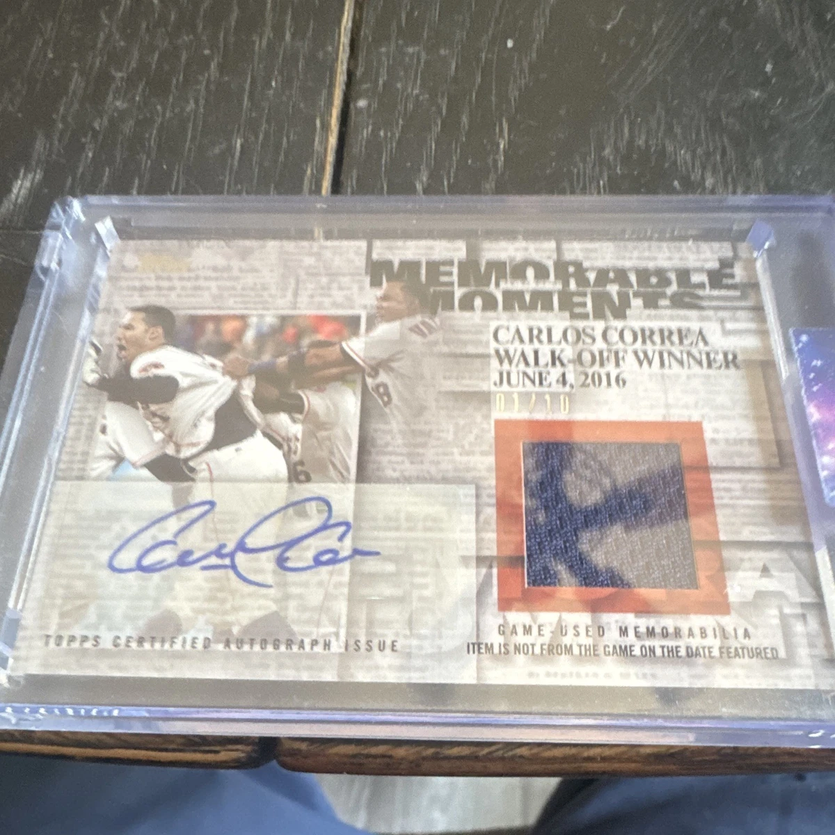 Carlos Correa Autographed Baseball Trading Cards for sale | eBay