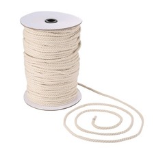 Macrame Cord 6mm x 175yd  100 Natual Cotton Macrame Rope  3 Strand Twisted...