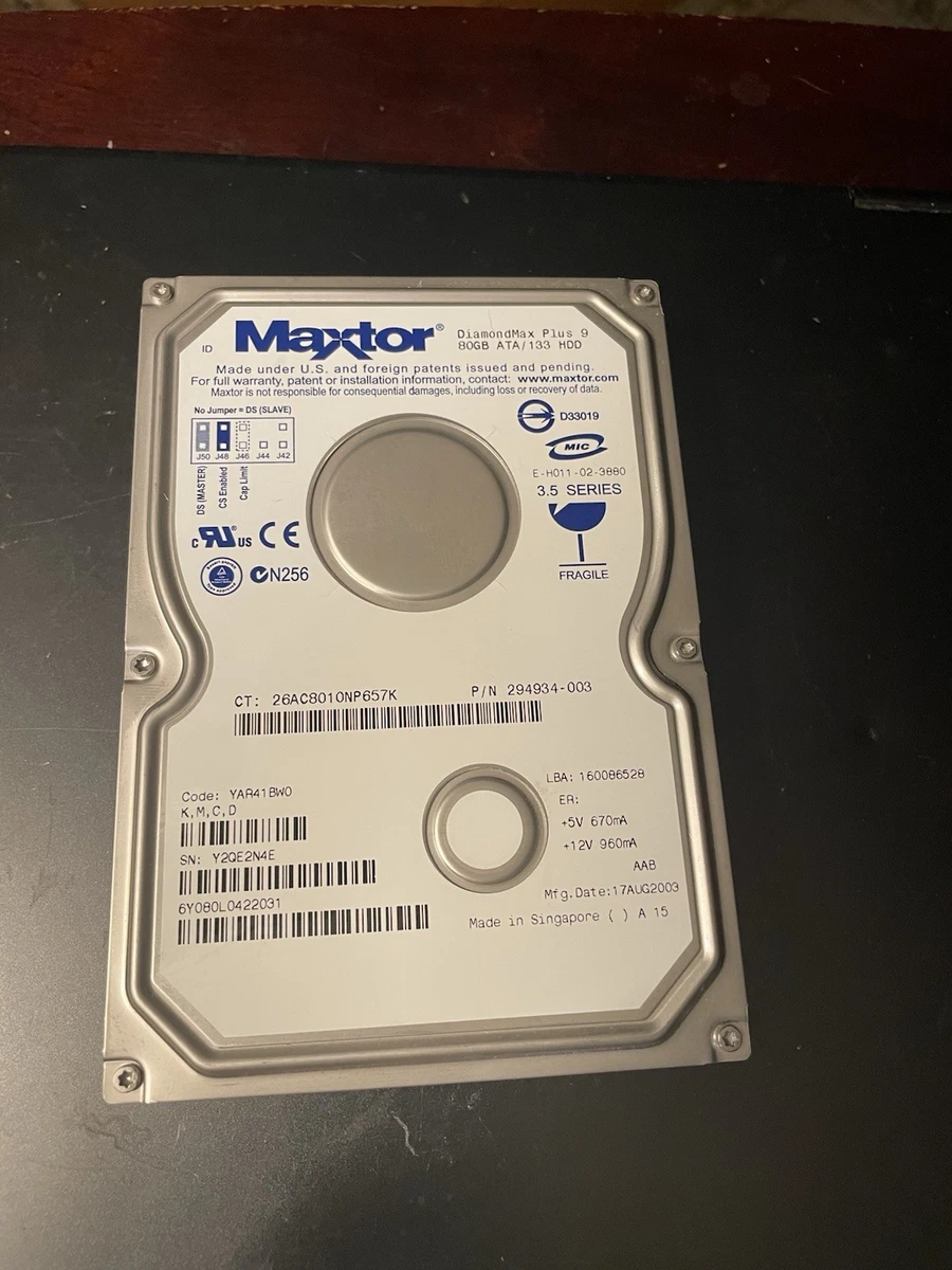 Maxtor Diamondmax Plus 9 for sale | eBay
