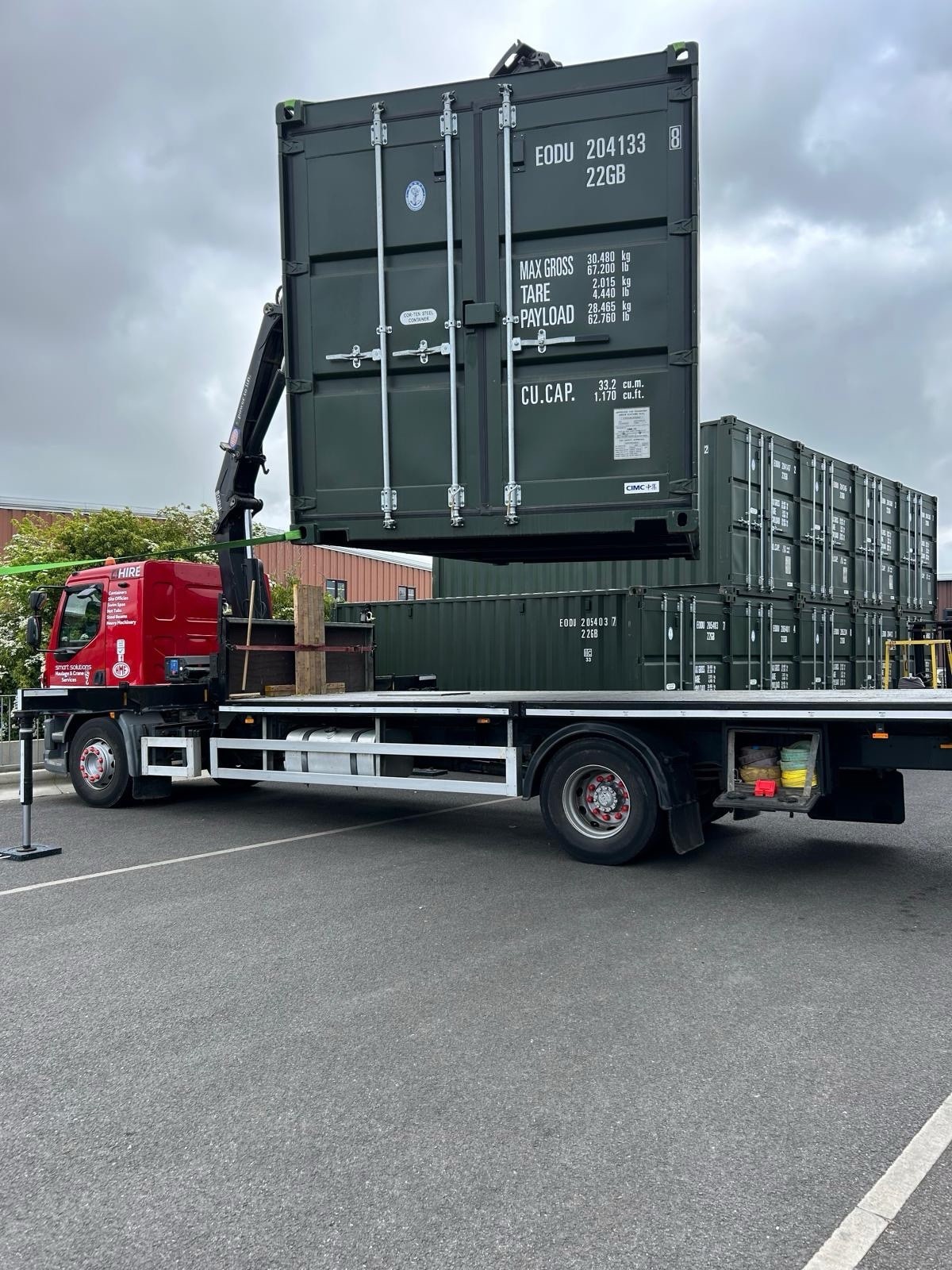 20ft shipping container Relocation Service! Please Read Description.