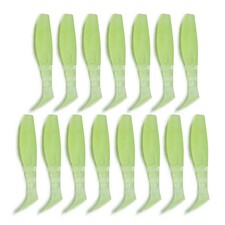 15pcs/bag 4sections T-tail worm soft fishing lure bass fishing bait pesca soft l