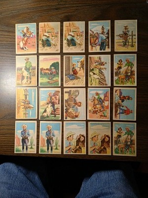 F-278-19 1953 Roy Rogers Post Cereal Pop Out Lot Of 21