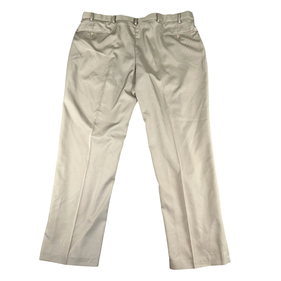 Pantalones de vestir para hombre Joseph & Feiss beige 46x32 frente plano poliéster - nuevos con etiquetas Foto 2 de 4