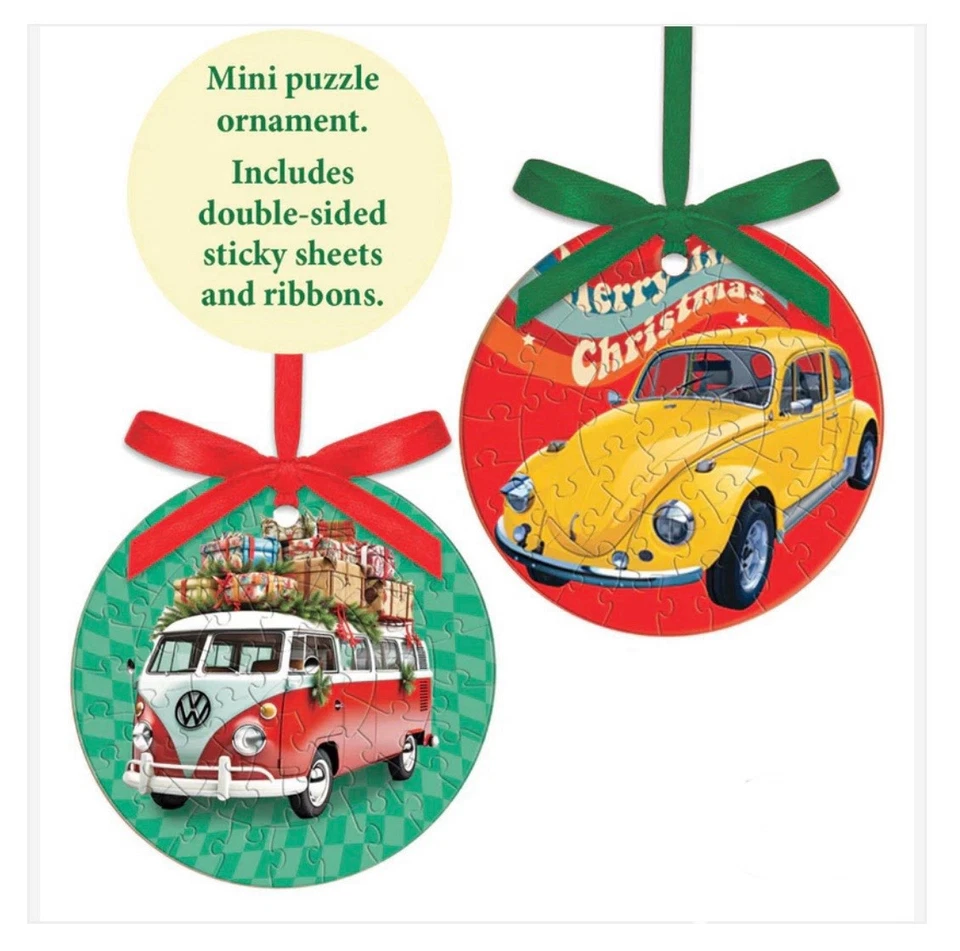 VW Christmas Advent Calendar - 24 Jigsaw Puzzles (50 pieces each) NIB Sealed - Image 4 of 4