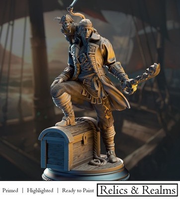 Water Genasi Rogue - Ervin Wave Dancer - Genasi Rogue - D&D TTRPG - 3D Printed R