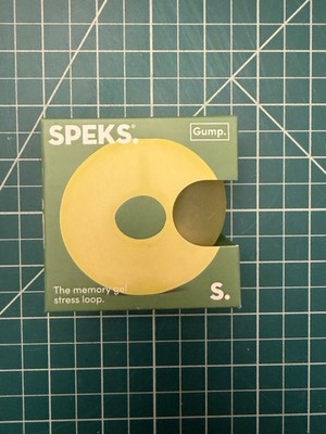 New SPEKS Gump Loop Original Algae Green Yellow Squishy Fidget Speck Spek