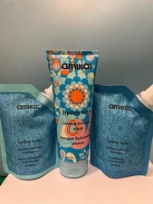 3 Amika Hydro Rush Intense Moisture Shampoo, Conditioner & Mask New & Authentic