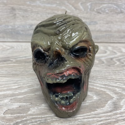 Bleeding Brains Candle Gory OOzing Zombie Head Fun World Halloween