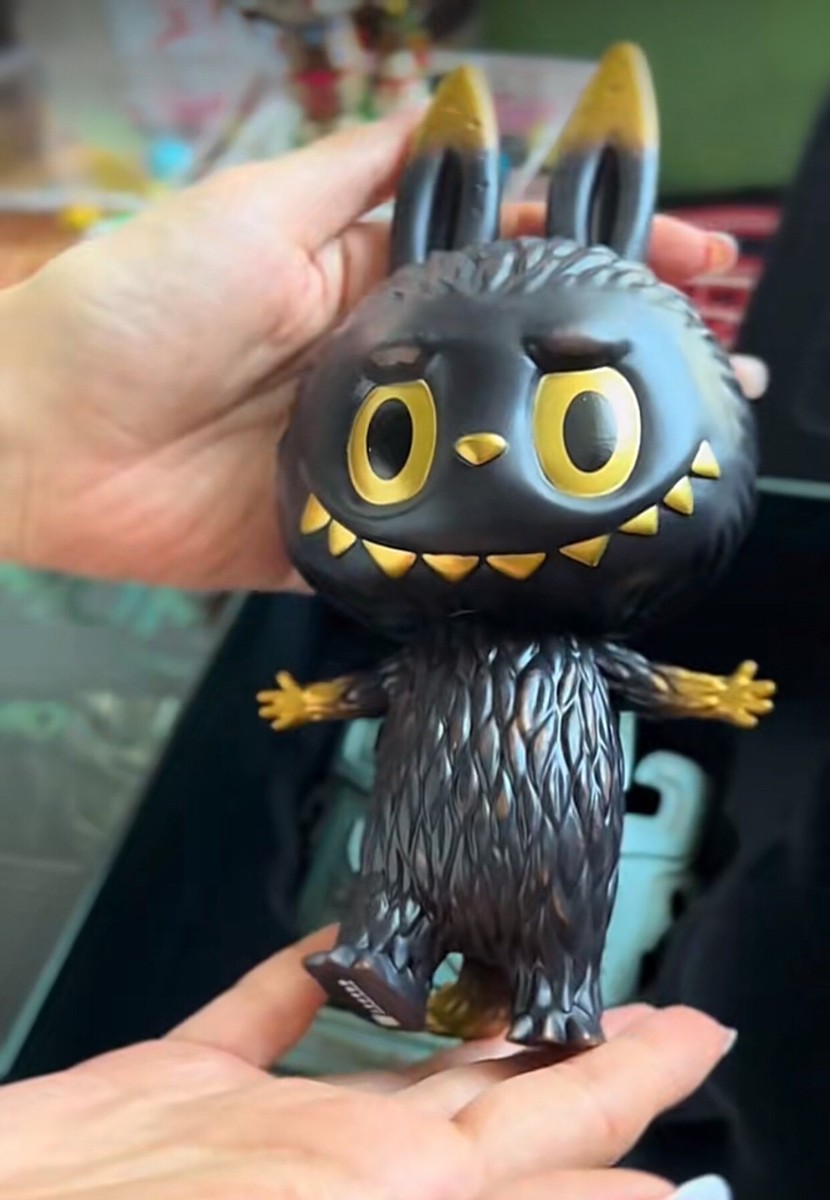 POP MART x HOW2WORK Zimomo Bronze Mask Limited Edition Art Toy | eBay