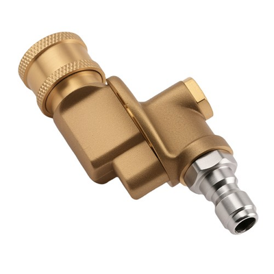 #ad #ad 1 4quot; QC Pressure Washer Pivoting Coupler Adapter 4500 PSI 7 Angle Brass $18.31