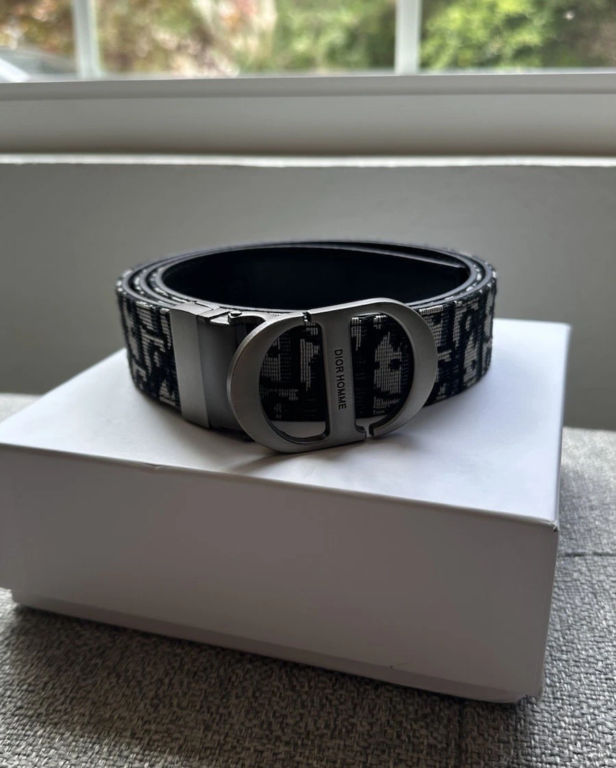 Dior Black Belts for Men for sale | eBay