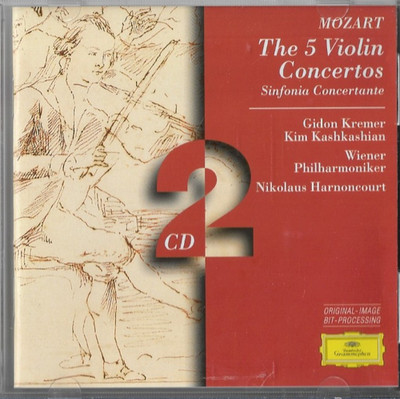 Mozart  THE 5 VIOLIN CONCERTOS u.a. Kremer Harnoncourt - 2 CD´s
