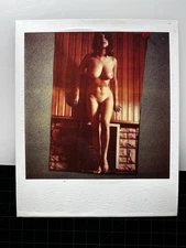 Vintage 1960's Girlie PIN UP Photo Risque Color Original Nude #203