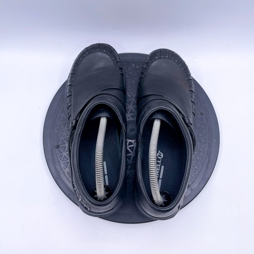 Merrell Encore Pleat Loafers Clogs Shoes Womens Size 9.5 Black Leather Slip On - Picture 8 of 9