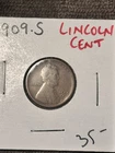 1909-S LINCOLN WHEAT PENNY  VG
