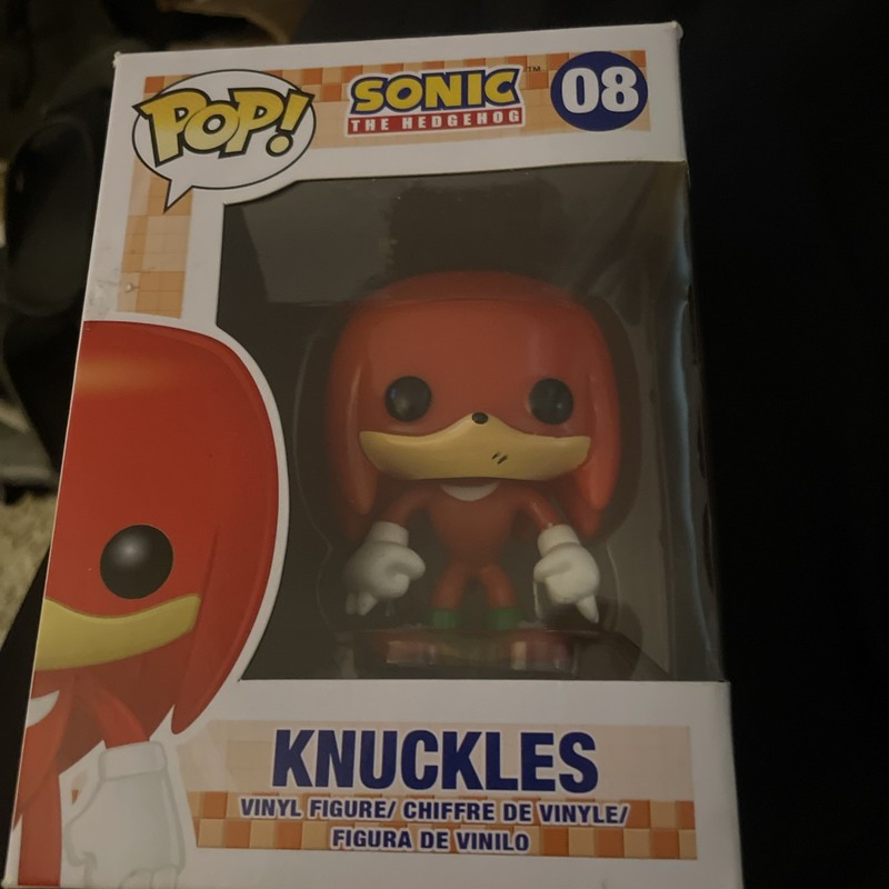 Funko Pop 08 Knuckles Sonic The Hedgehog OG Video Games Vaulted