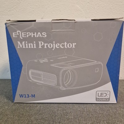 ELEPHAS Mini Beamer / Projector W13-M (inkl. Tasche & Stativ)