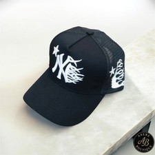Mens womens Hell Cap star Embroidered Trucker Cap Baseball Cap Streetwear Trendy