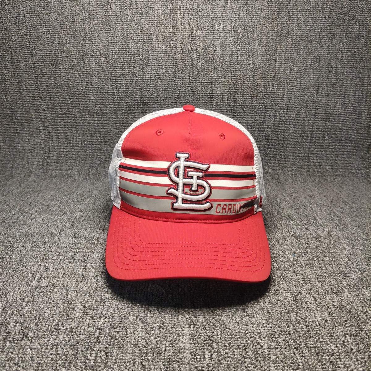 47 Brand St. Louis Cardinals Red White Mesh Snapback Cap OS