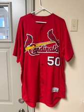 St Louis Cardinals Adam Wainwright Autographed Spring Training Jersey