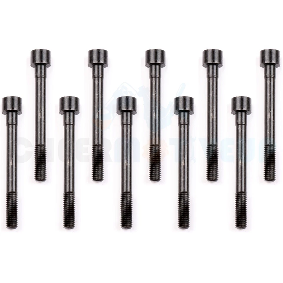 10Pcs Head Bolts Set for 2000-2006 Nissan Sentra 1.8L HB225 Carbon Alloy Steel - Image 3 of 4