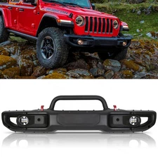 Fits Wrangler JL Rubicon / Gladiator 2018-2023 Front Bumper Kit 10th Style Steel