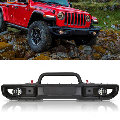 Fits Wrangler JL Rubicon / Gladiator 2018-2023 Front Bumper Kit 10th Style Steel