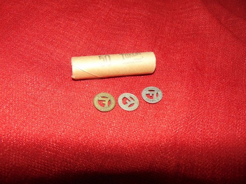 50 1940's War Zinc & Brass San Antonio TX Public Service Co. Transit Bus Token 