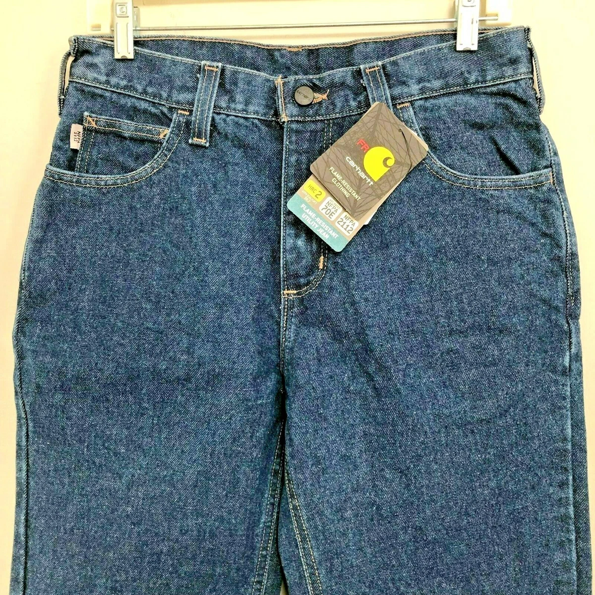 Carhartt FR Flame Resistant Utility Relaxed Fit Denim Jeans Men s New with Tags