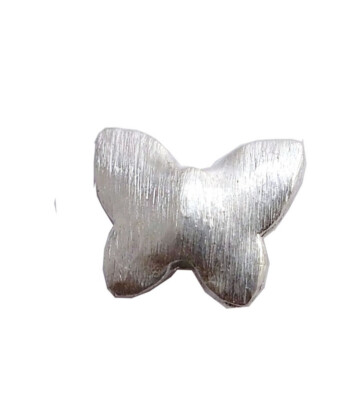 12 Stück 11X3MM Abstandhalter Schmetterling Gebürstet Perle Sterling Silber 644