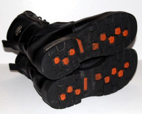 Herren Harley-Davidson Motorradstiefel 91542 schwarz Leder seitlicher Reißverschluss & Spitze Gr. 10 - Bild 11 von 13