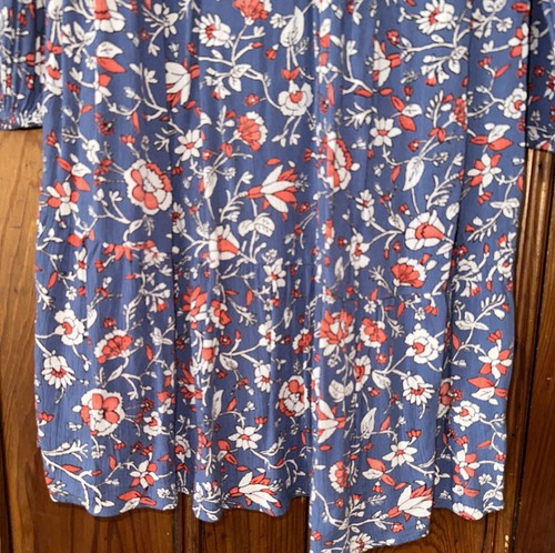 Old Navy Neu mit Etikett Tunika 2-teiliges Kleid mittlere Quasten verstellbarer Slip Boho Blumenmuster - Bild 5 von 15