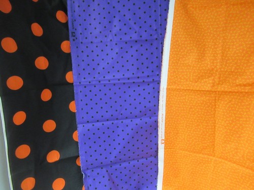 JoAnn Fabrics HALLOWEEN 3 P[CS. 1YD EACH x44"W 3 YARDS OF COTTON FABRIC NEW