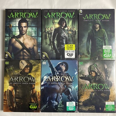 Arrow: Seasons 1, 2, 3, 4, 5 & 6 (DVD, 2018) Brand New Factory Sealed