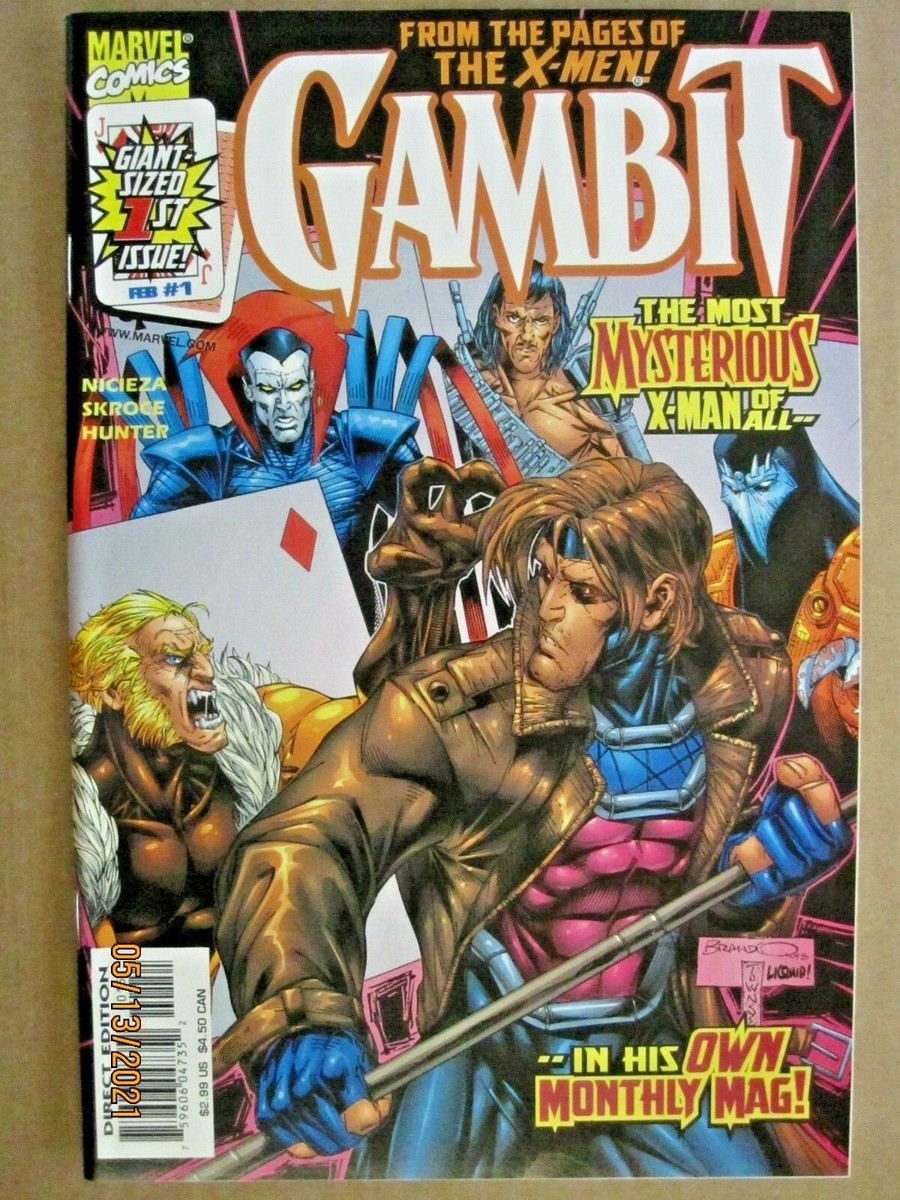 1999 MARVEL COMICS GAMBIT #1 JACK OF DIAMONDS COVER | eBay