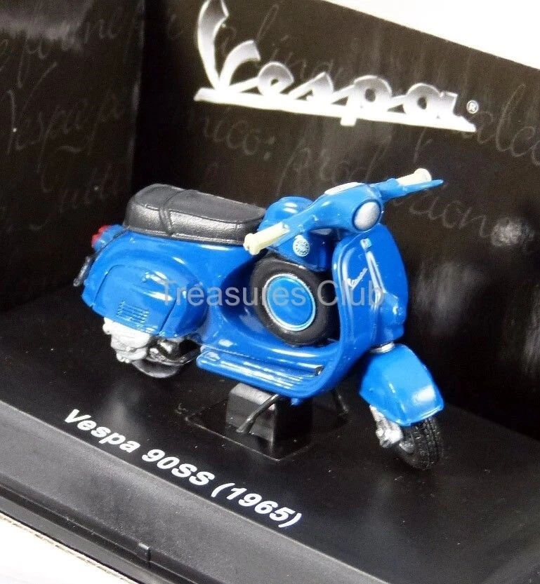 New Ray Vespa 90SS (1965) - 6047 New in Box 2011 Blue 1:32 Scale Die-Cast - Image 3 of 3