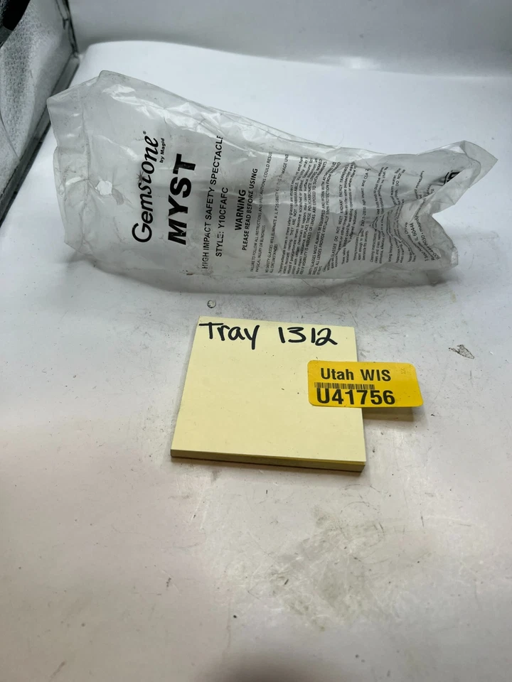 (CANTIDAD 1) Gafas de seguridad de alto impacto Magid Y10CFAFC con lentes preciosas Myst Clear Foto 4 de 4