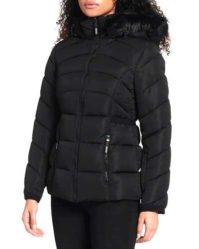 Fur Hood Snorkel Jacket Coat 