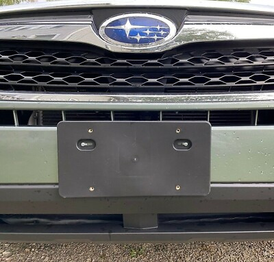 #ad #ad Front Bumper Square Holes License Plate Bracket for SUBARU No Drilling Required $12.95