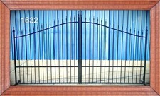 On Sale  1632 Home Security Driveway Gate 11' or 12  WD Inc Post Pkg Outdoor