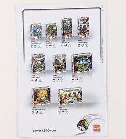 LEGO Games 3862 Harry Potter Hogwarts Instruction Manual Only  - No Bricks