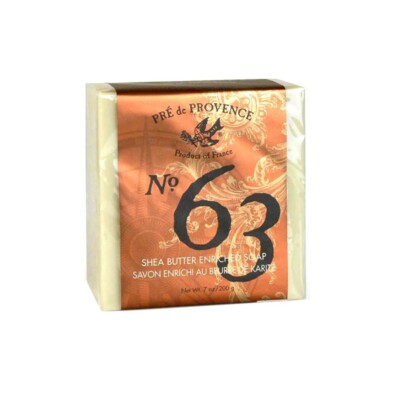 Pre de Provence Men's No 63 Shea Butter Cube Soap 200g 7oz