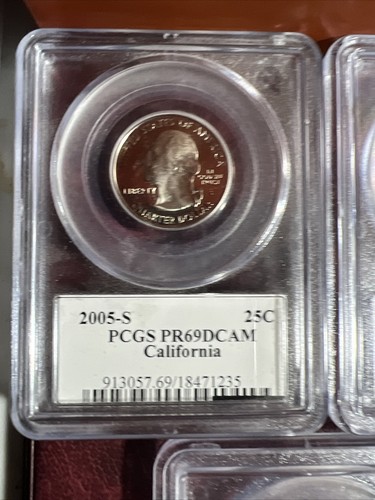 Spectacular 5 Coin Set: PCGS PR69DCAM 2005S State Quarters SQ1188 - Picture 8 of 13