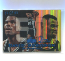 1998-99 Flair Showcase - DAVID ROBINSON - Row 1 Legacy #38L - SPURS #d 87/99
