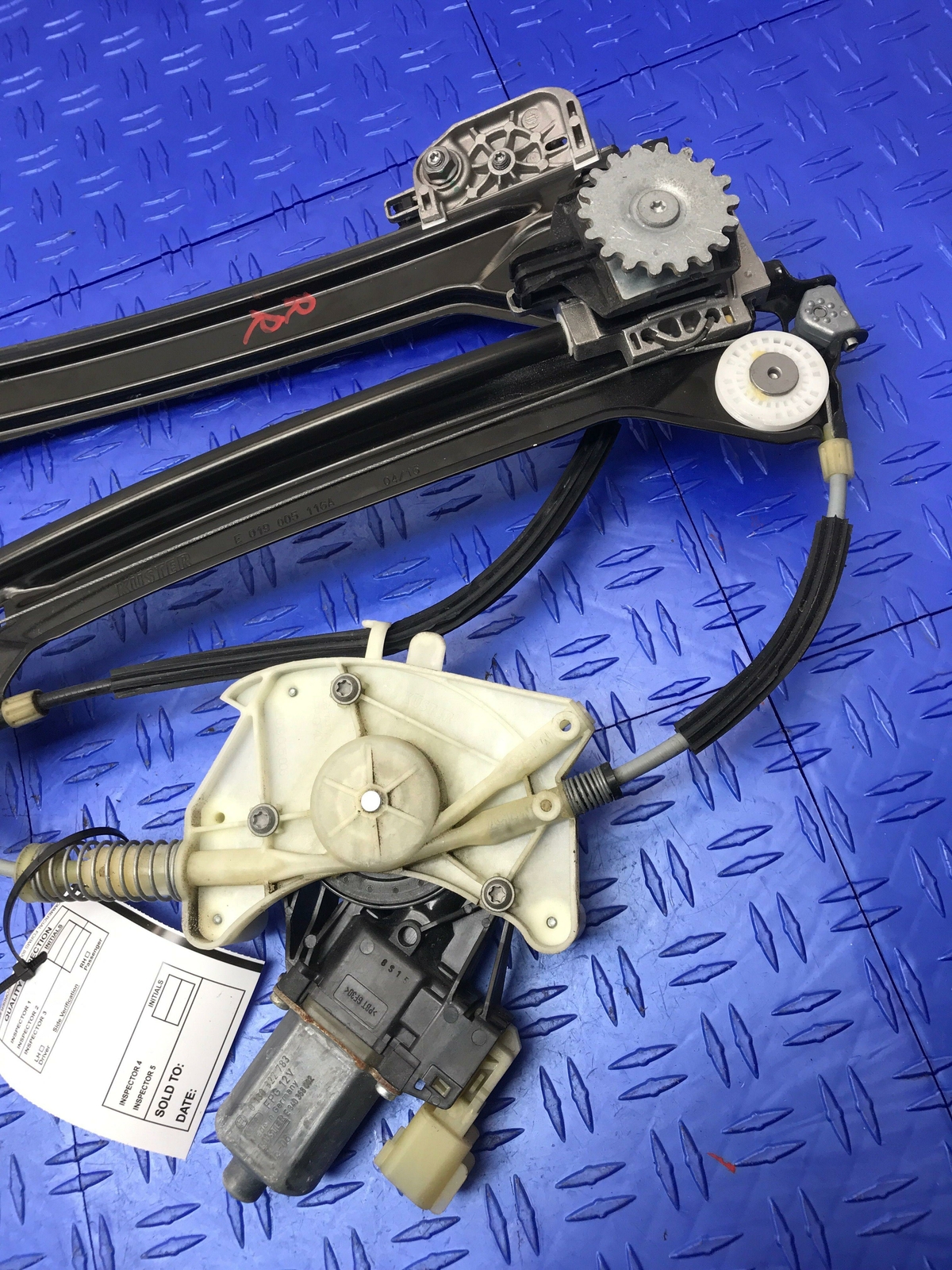 2014 - 2019 MASERATI GHIBLI RH REAR RIGHT DOOR WINDOW REGULATOR 670030022 OEM